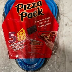 Pizza Pack Storage Container in Blue